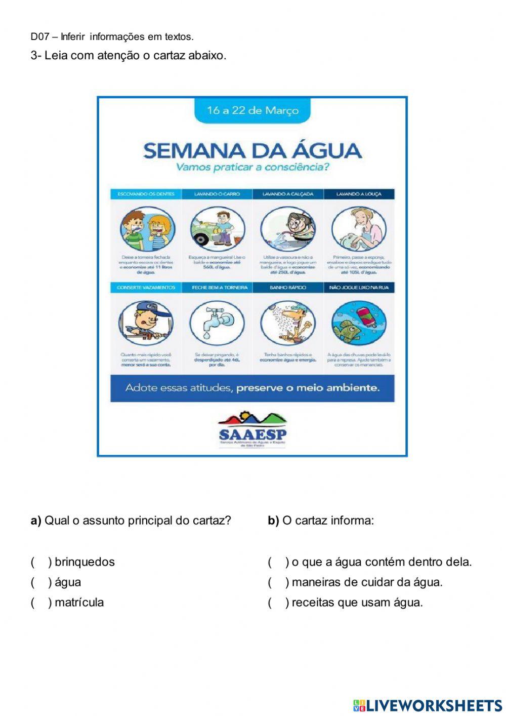 Intervenção Pedagógica - Língua Portuguesa