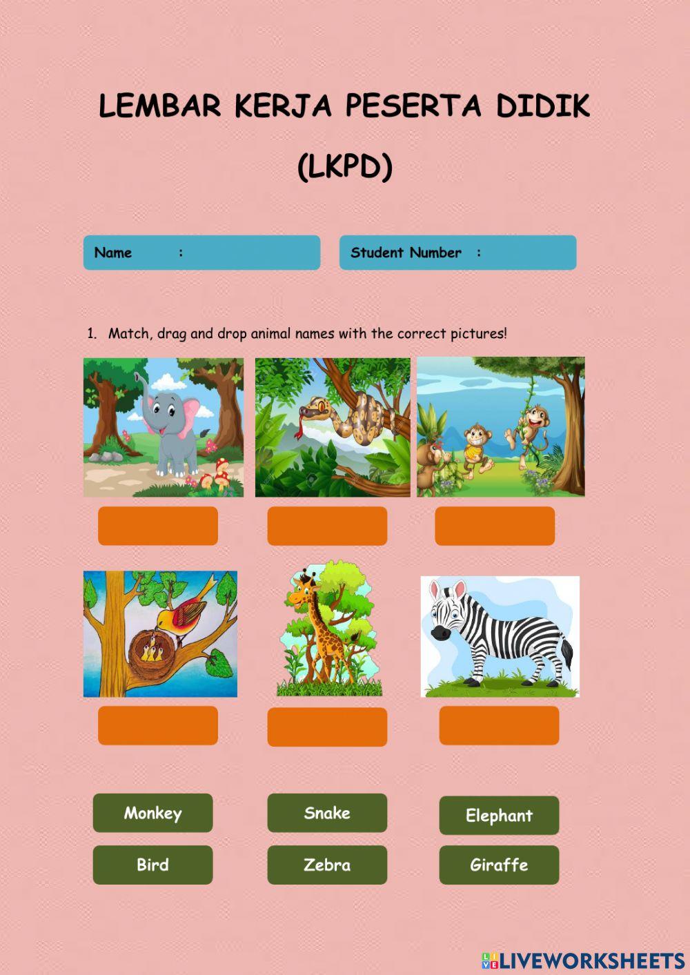 LKPD Bahasa Inggris SD