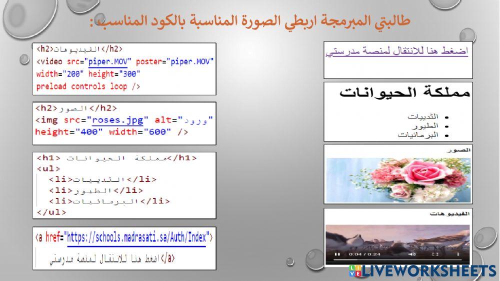 بنية المحتوى تقويم ختامي