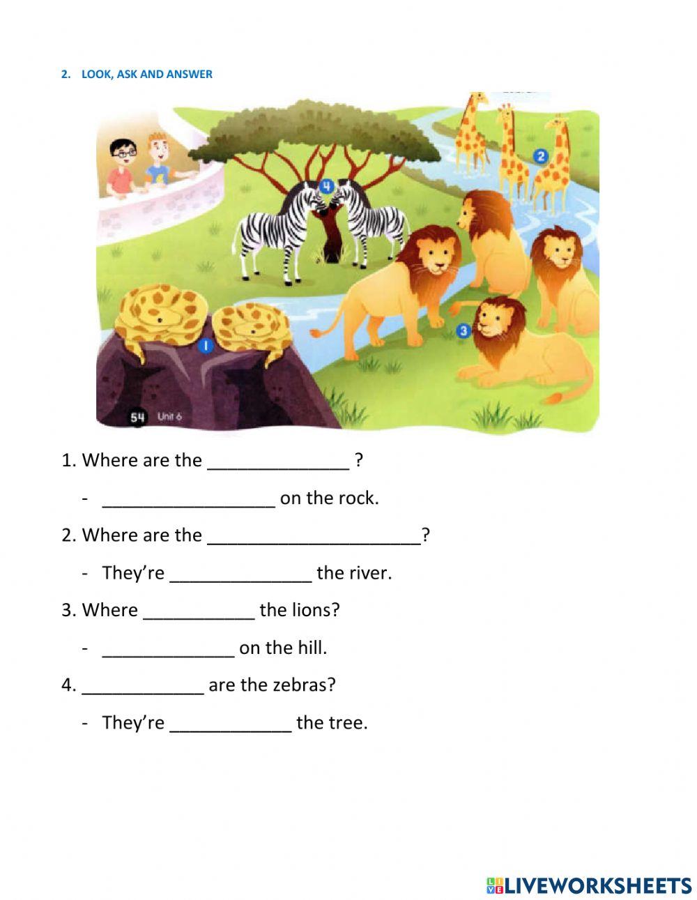 Where are ...- Where is...?