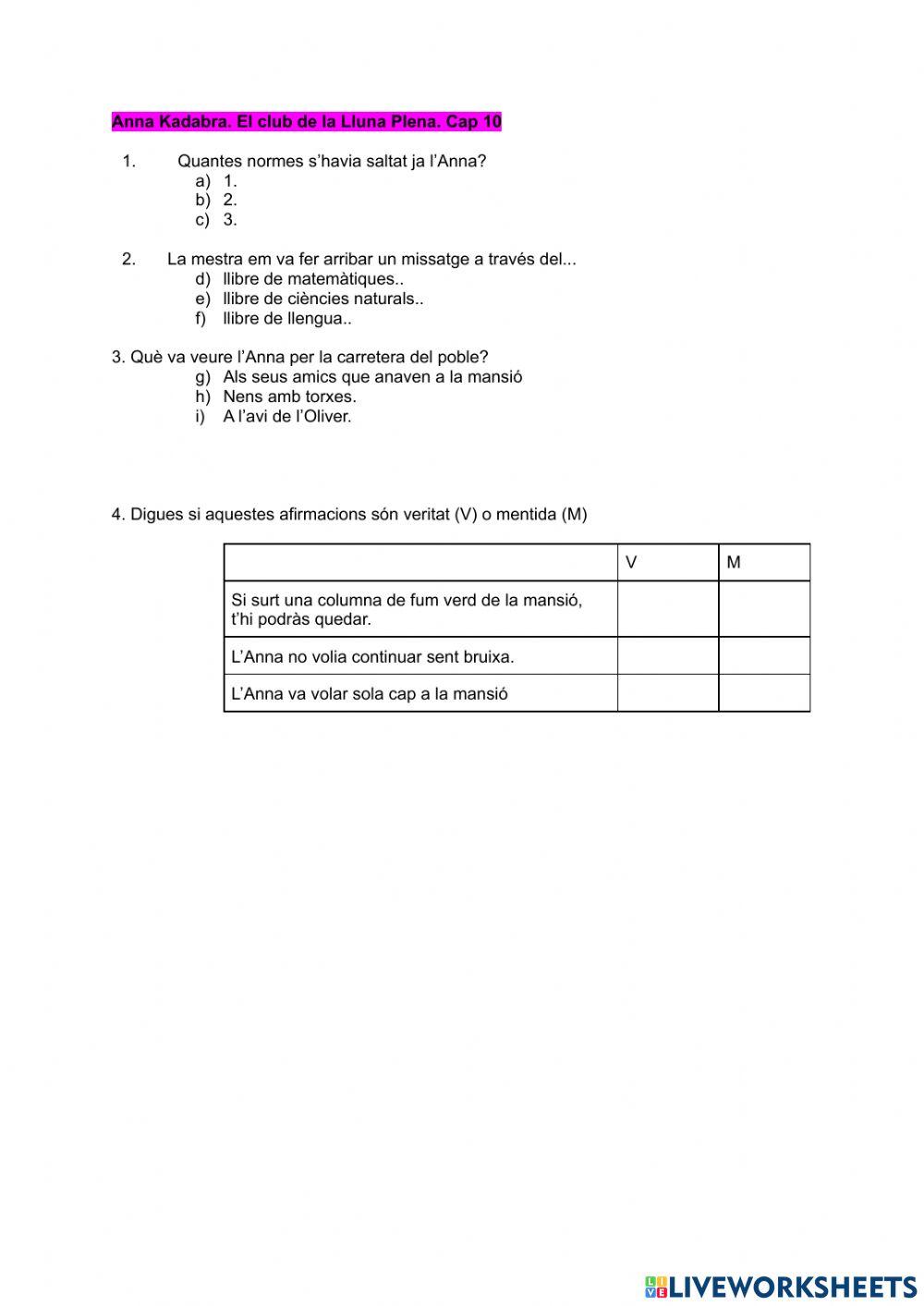 Anna Kadabra. El Club de la Lluna Plena. Cap10