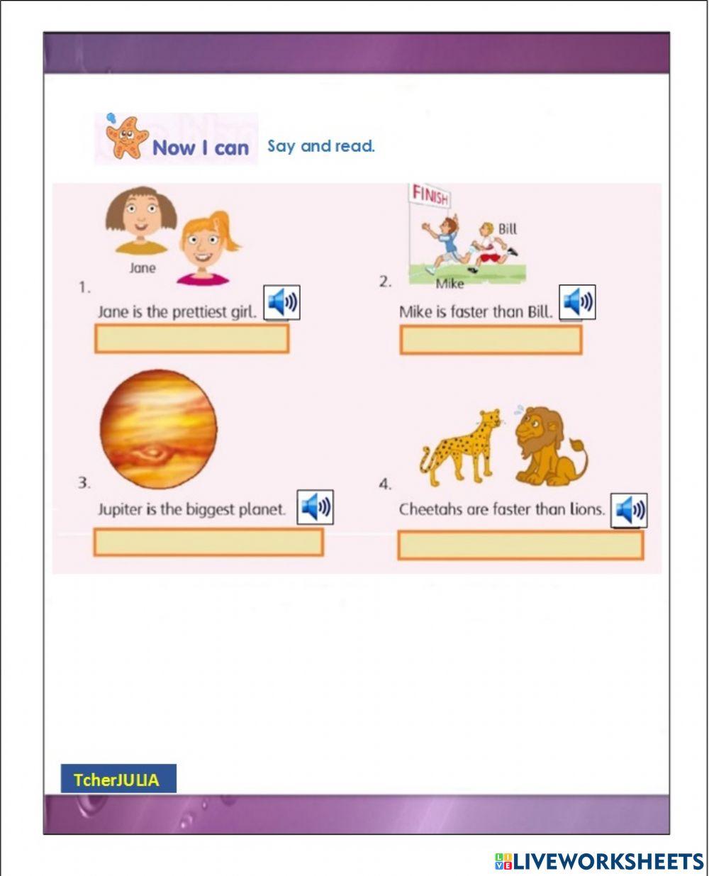 Y3 M10 WBp 83 Now i can say and read Listening Speaking and Reading