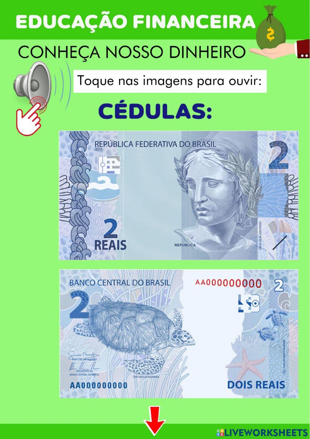 Conhecendo nosso dinheiro.