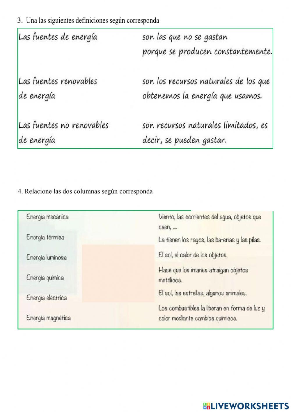 Evaluacion la energia