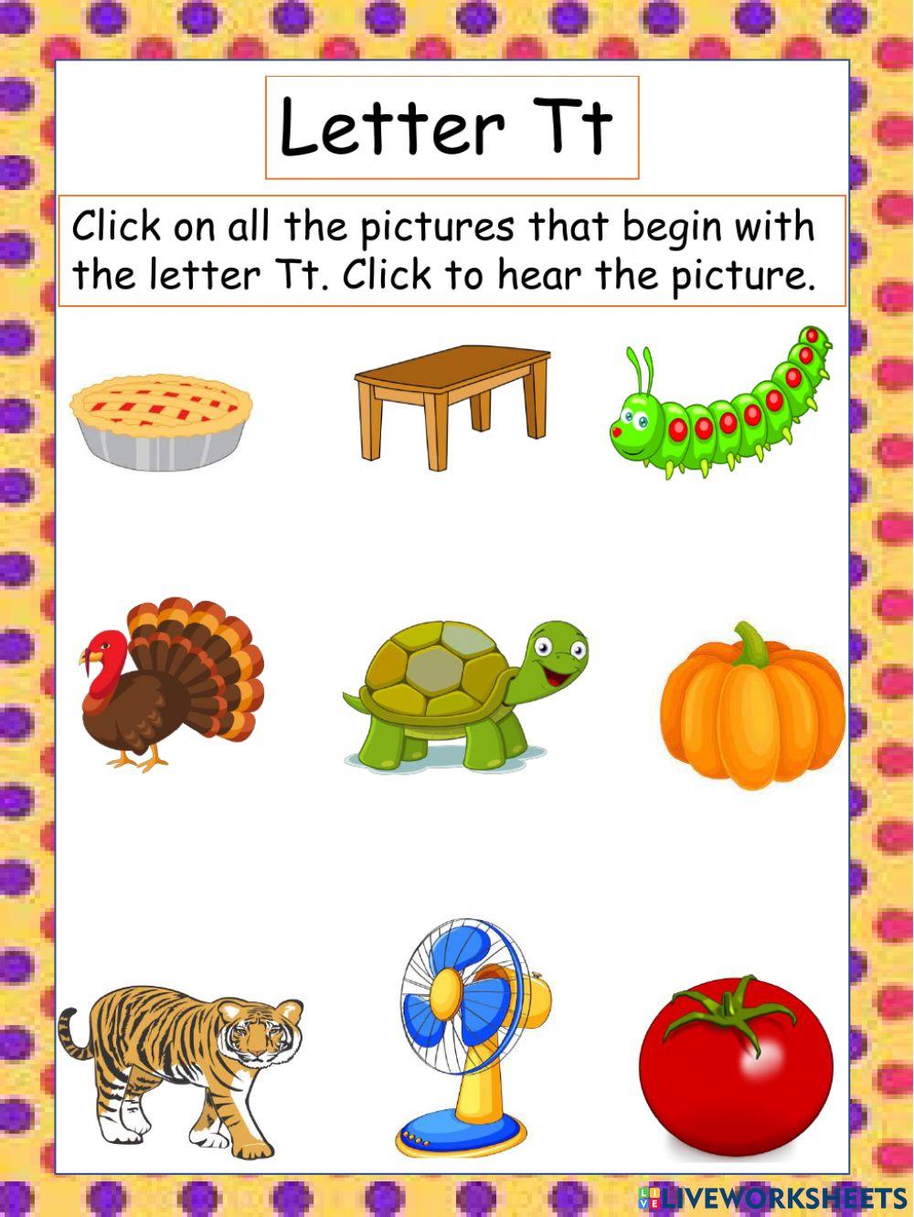 Letter Tt Letter Tt