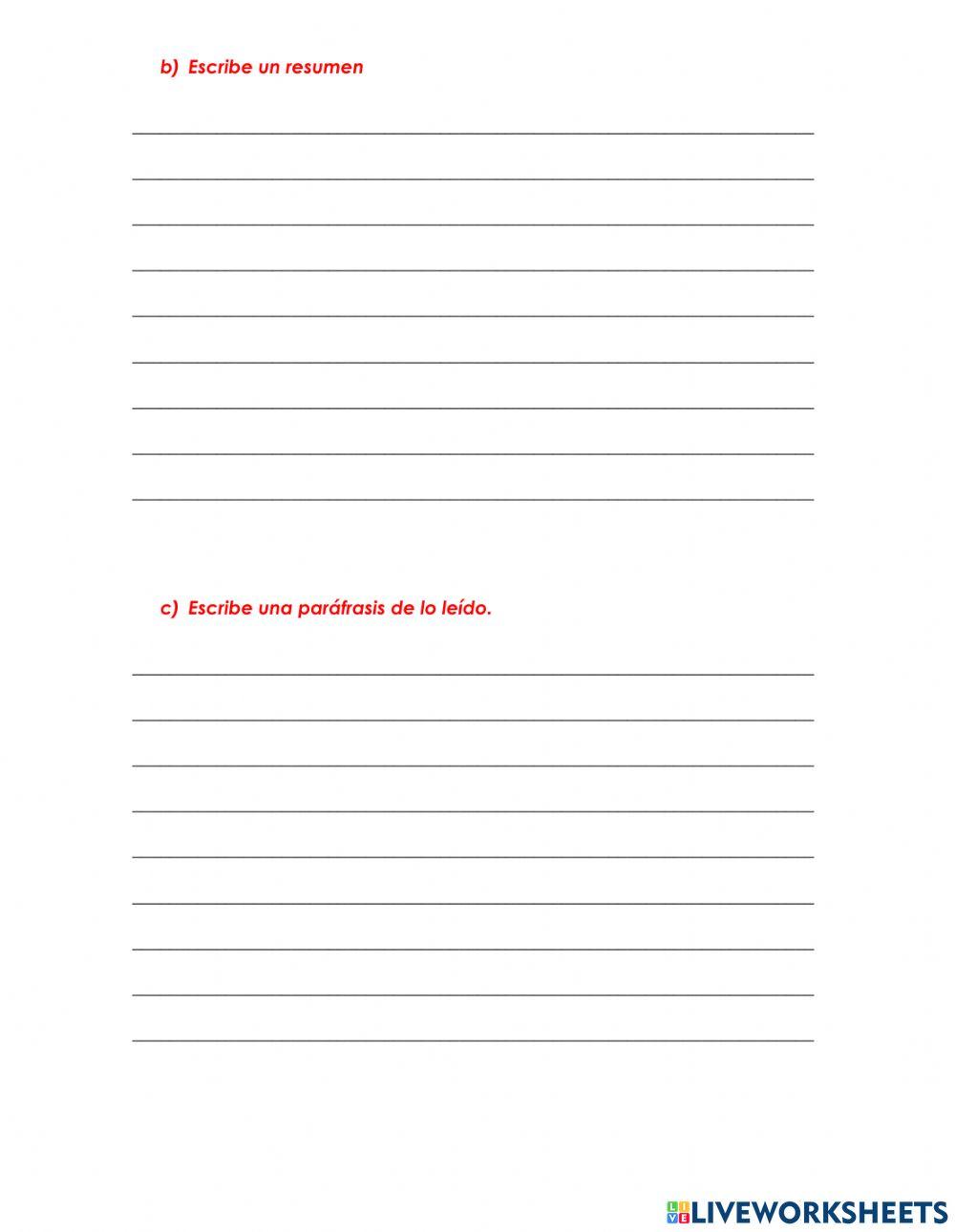 Comprensión Lectora