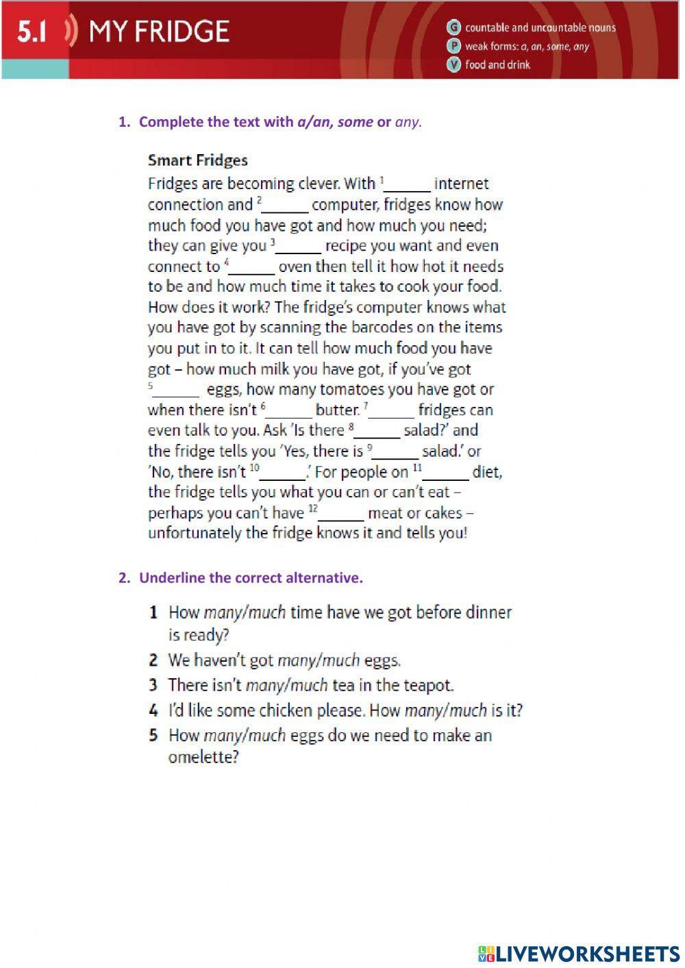 Speak out. Review unit 5