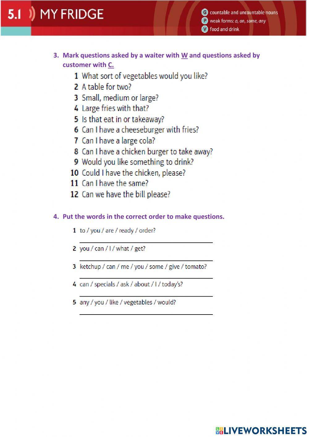 Speak out. Review unit 5