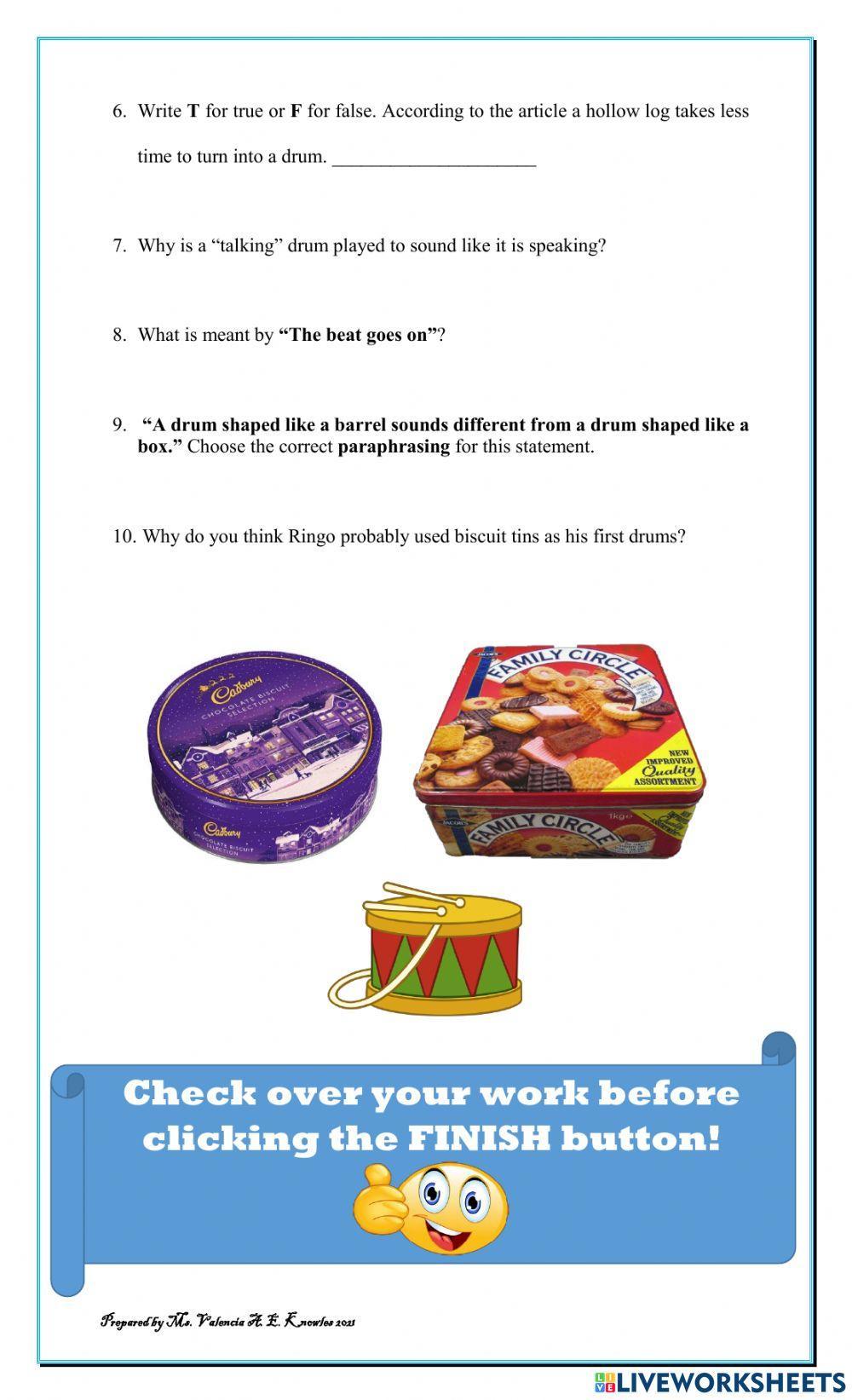 SUMMARIZING and PARAPHRASING