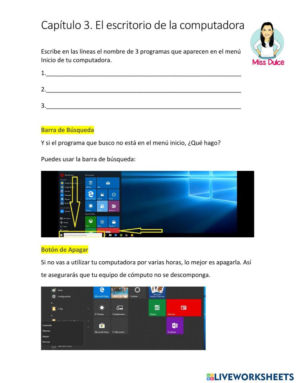 Menu Inicio de Windows