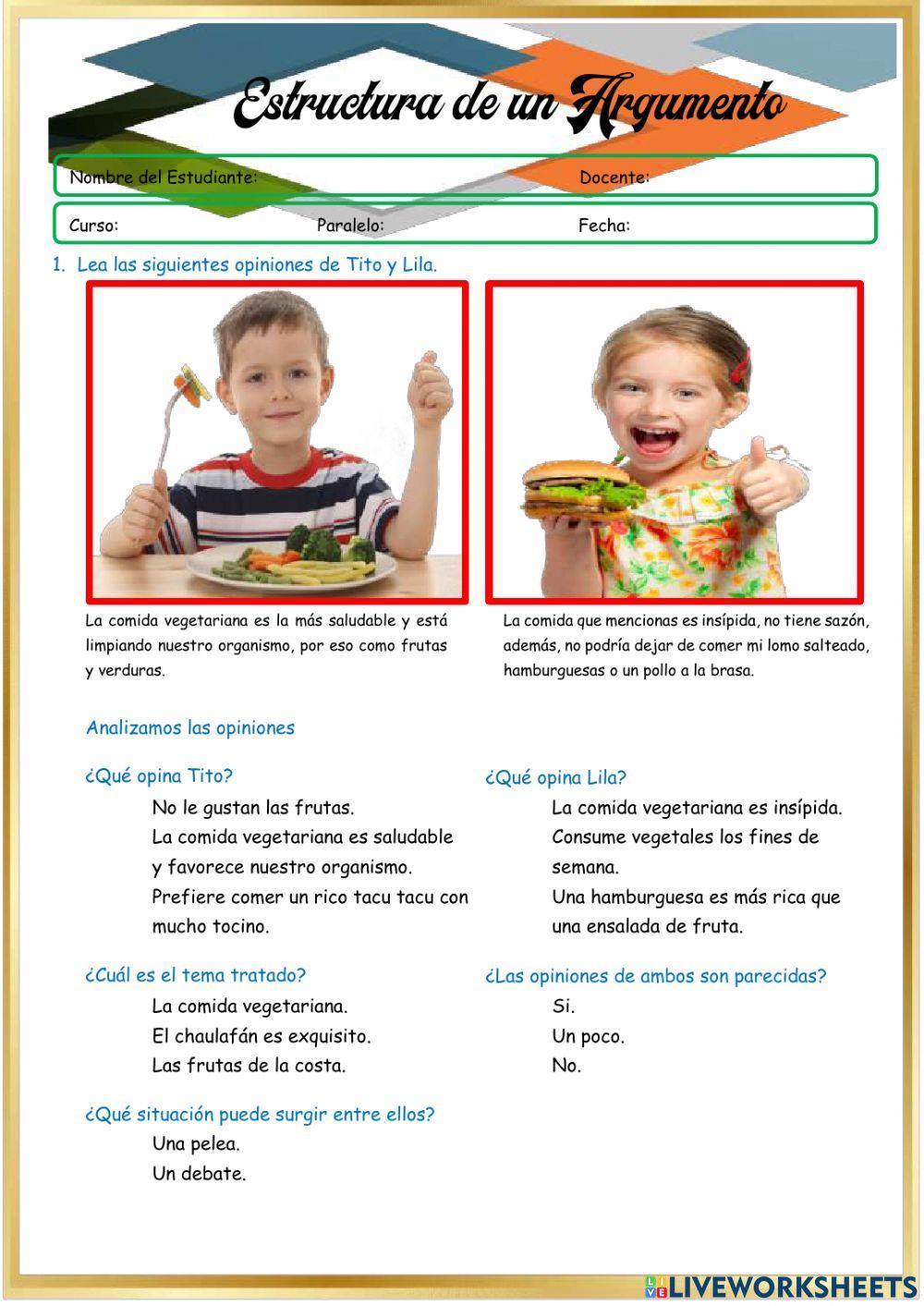 La estructura de un argumento