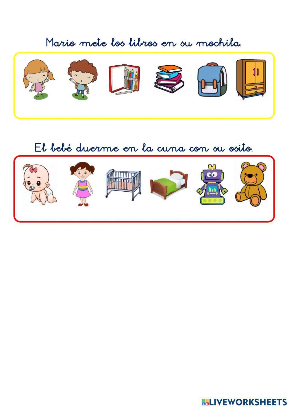 C.LECT. 1º Comprensión de oraciones