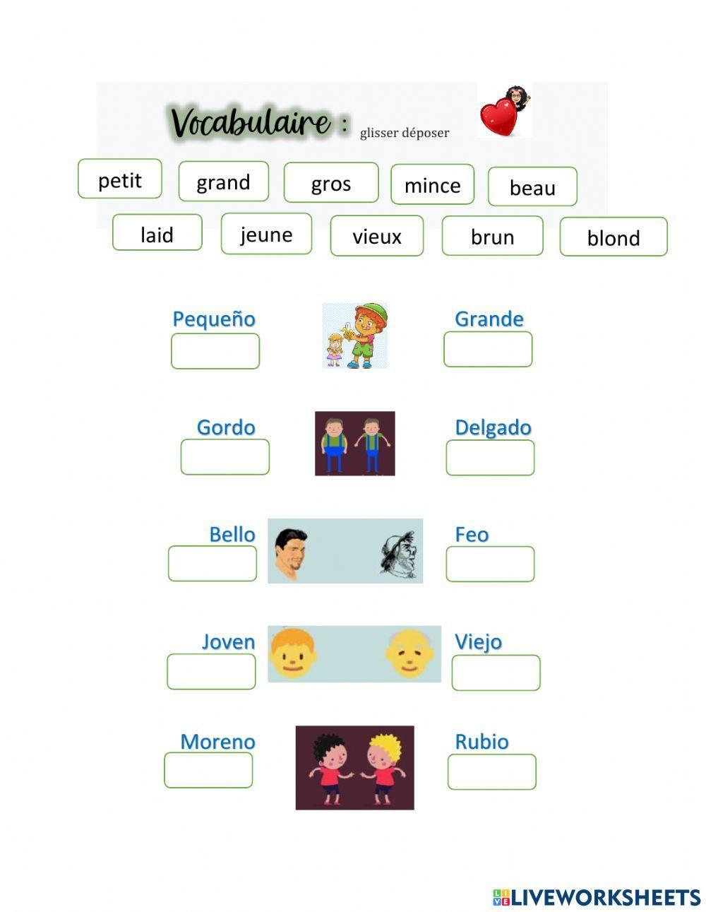 vocabulario francés