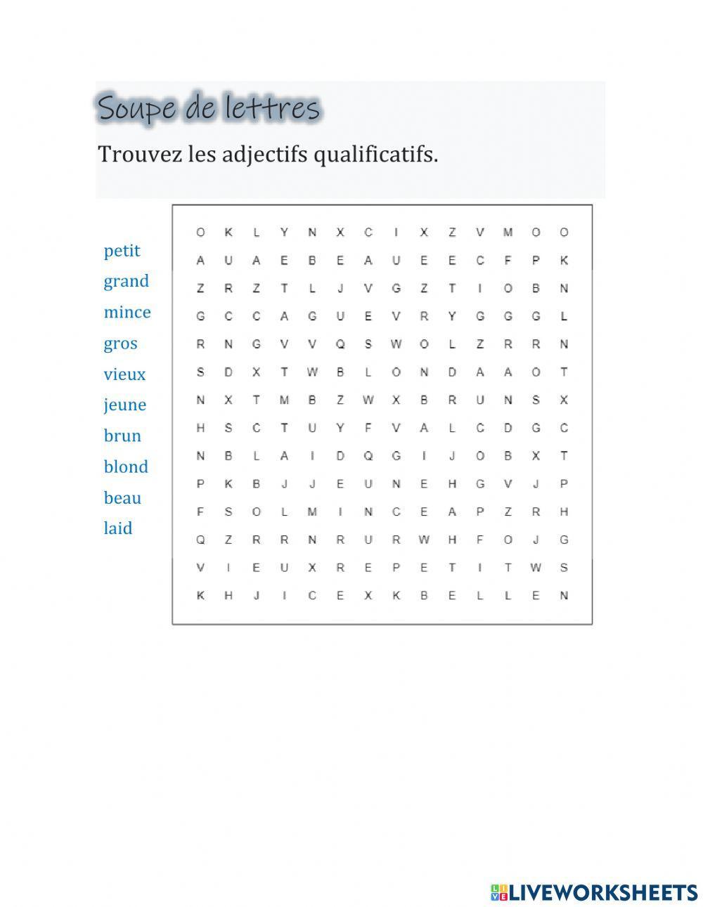 vocabulario francés