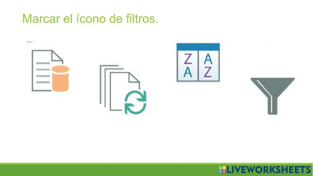 Filtros en Excel