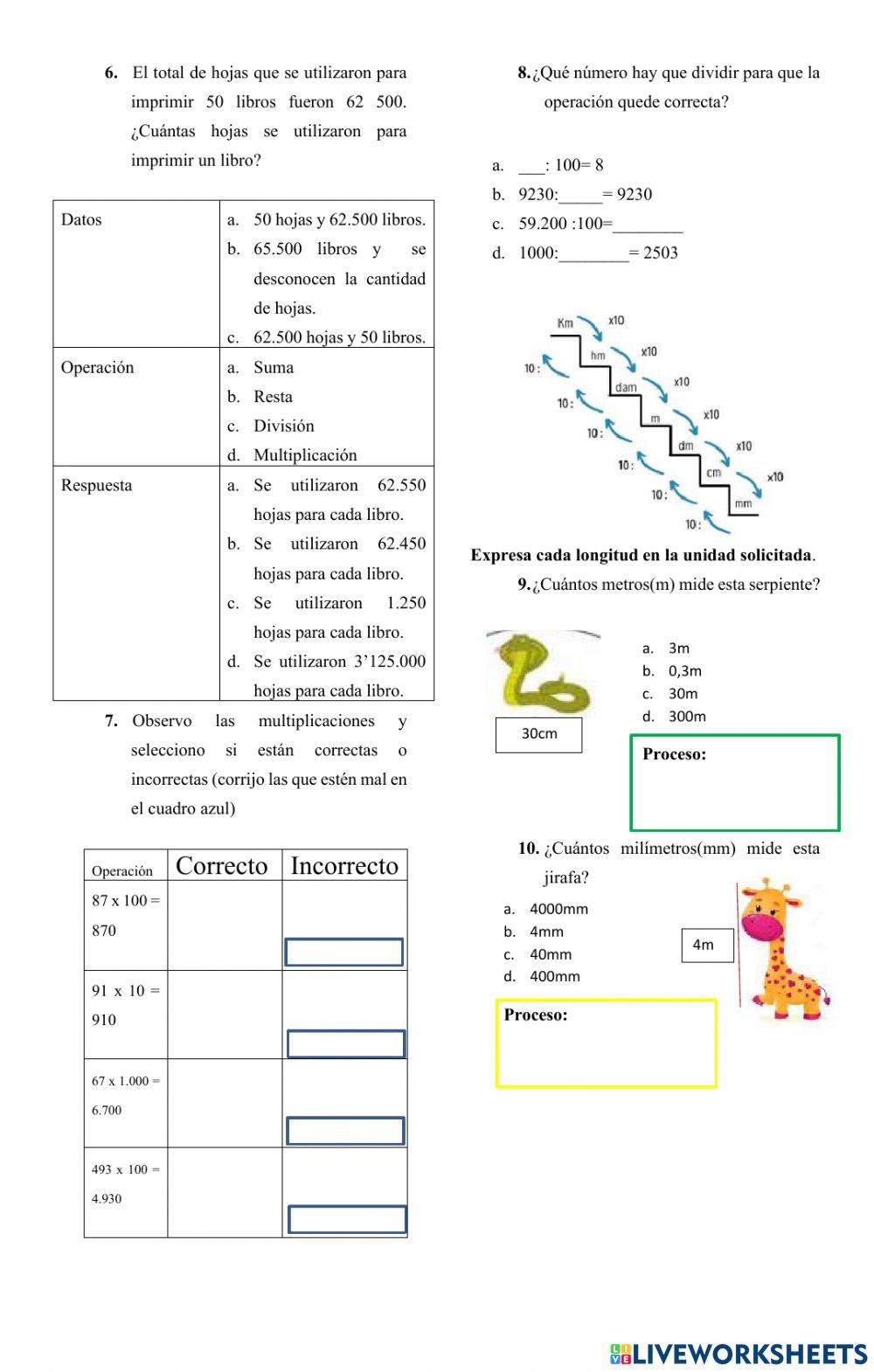 Bimestral de matematicas