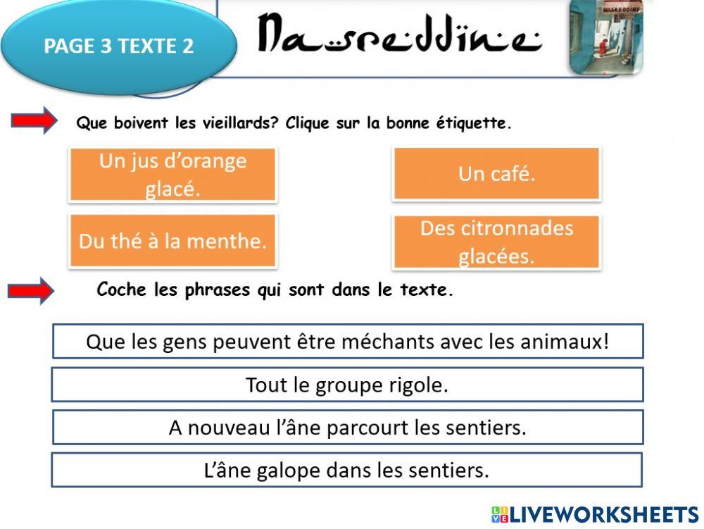 Lecture nasredine teacher geraldine s8