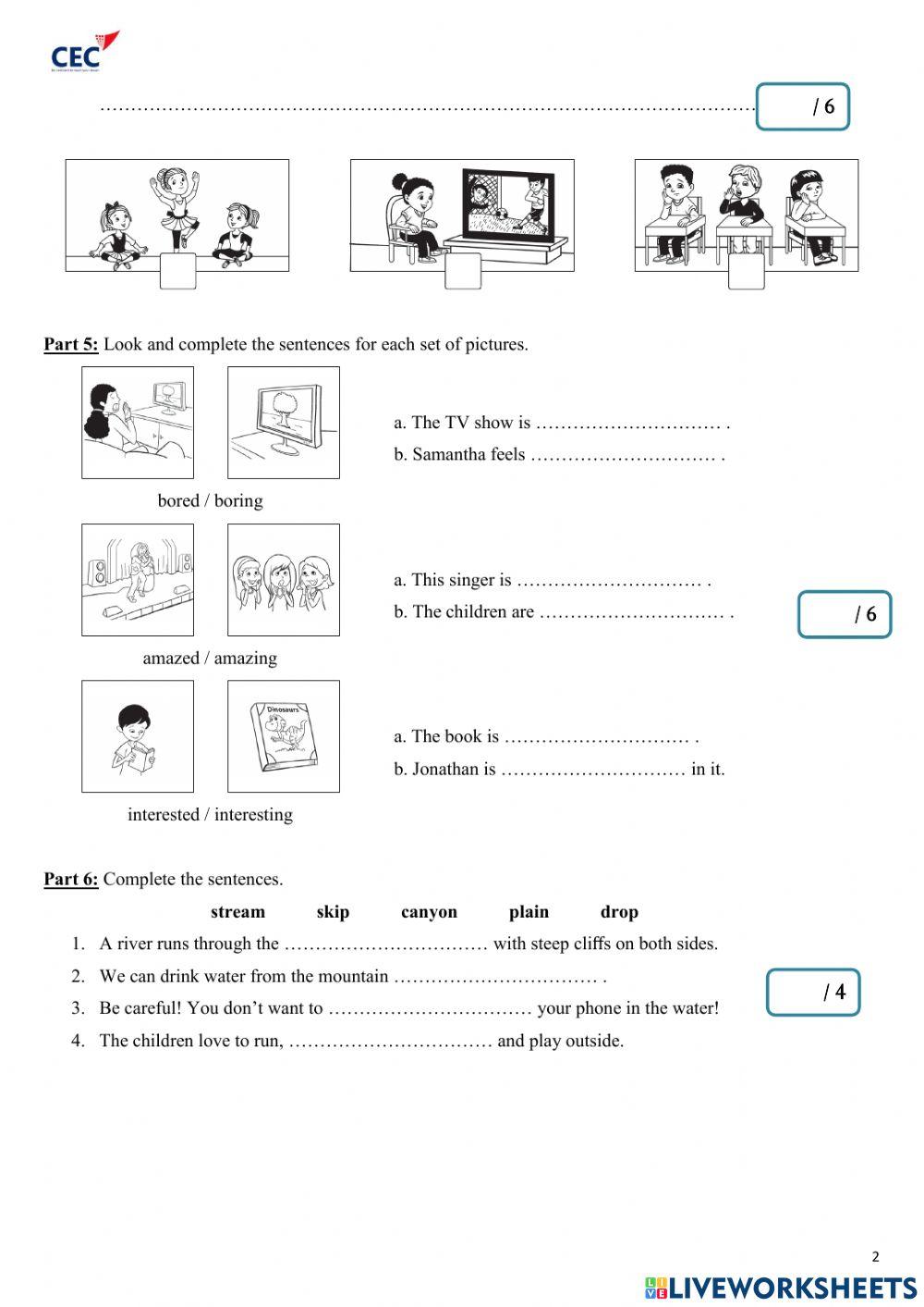 Discover 3P Grammar Test Unit 1 2 online exercise for Live Worksheets Discover 3P Grammar Test Unit 1 2 online exercise for Live Worksheets