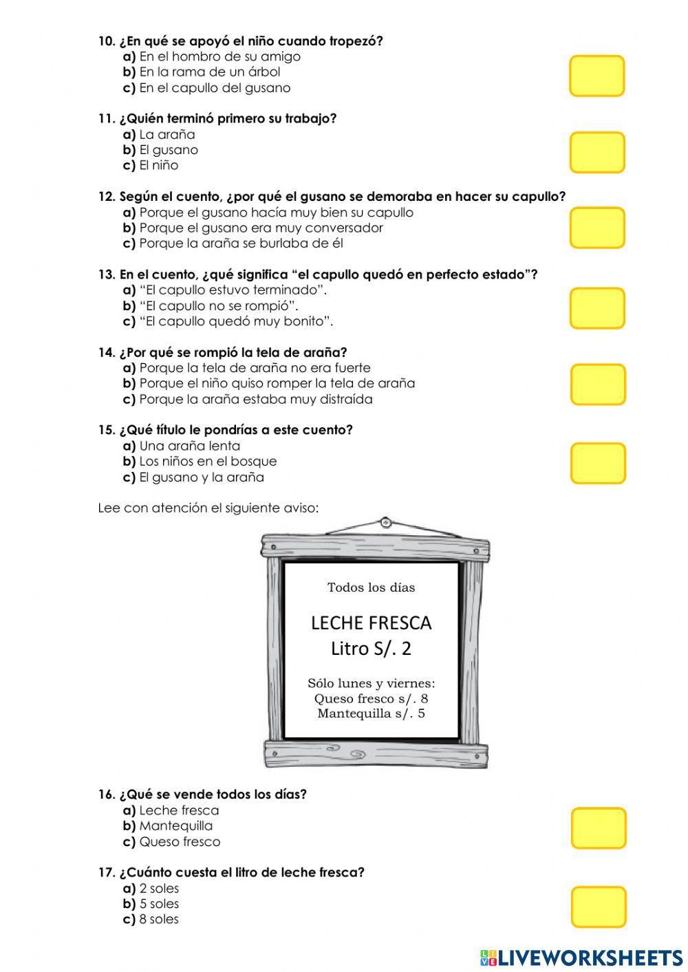 Comprensión de Textos Escritos 4