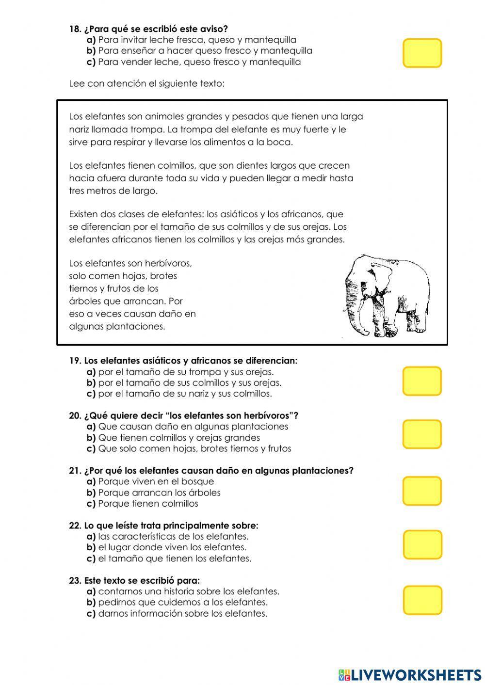 Comprensión de Textos Escritos 4