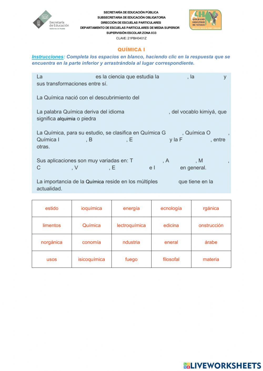 Generalidades de la química