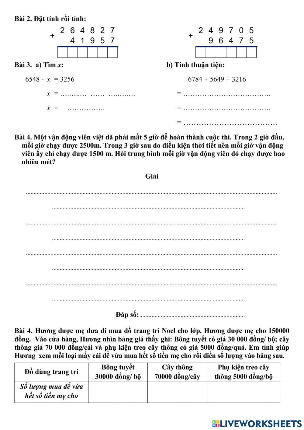 Kiểm tra Giữa HKI 2021-2022