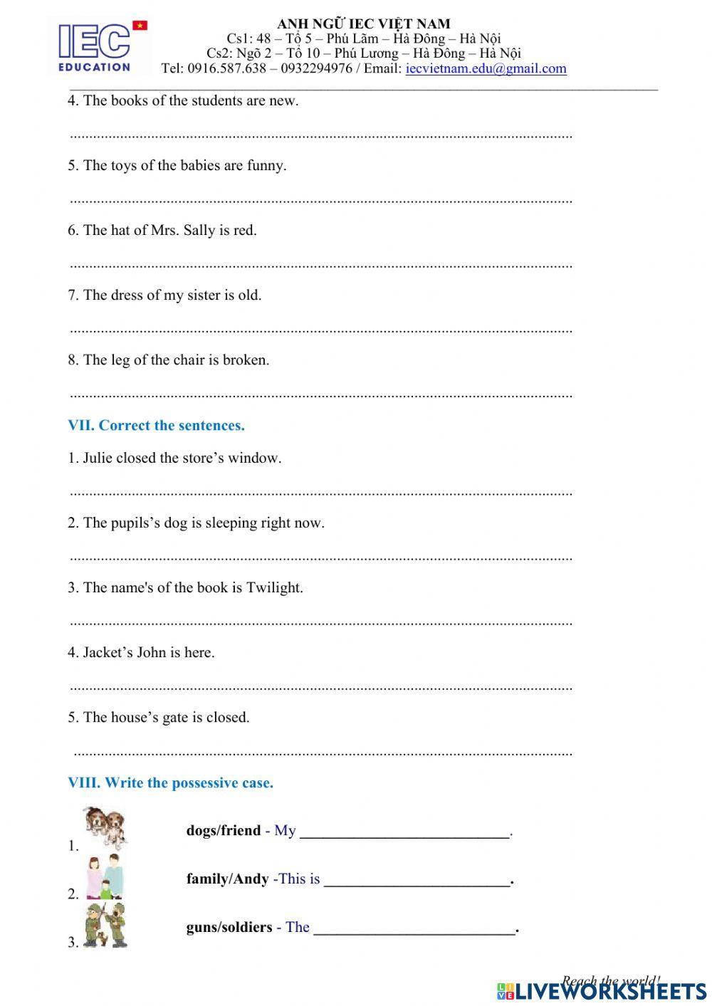 UNIT 2 Grade 6: MY HOME