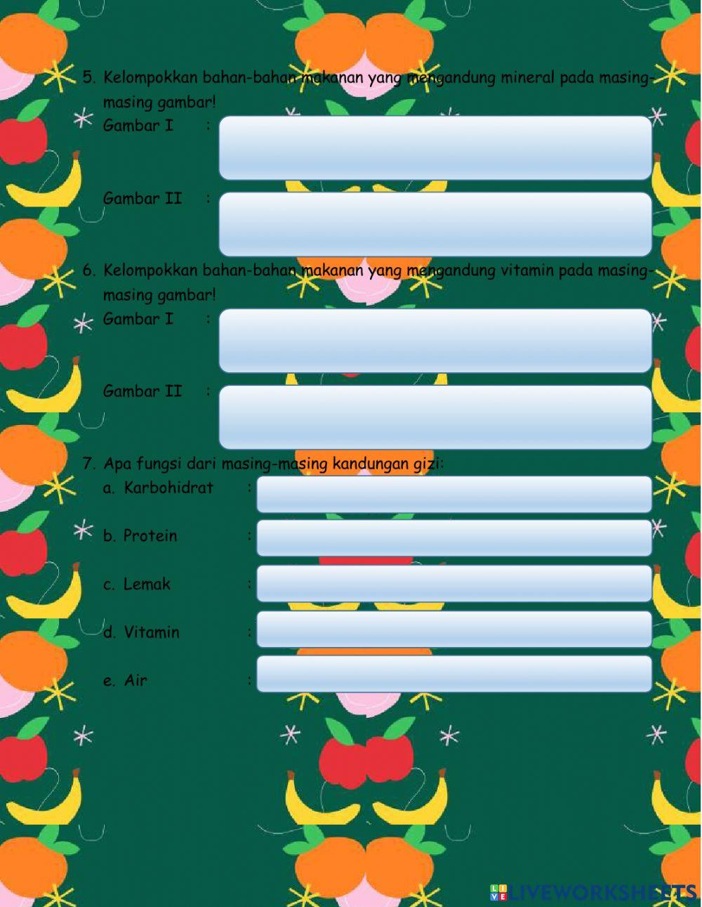 LKPD Nutrisi Makanan