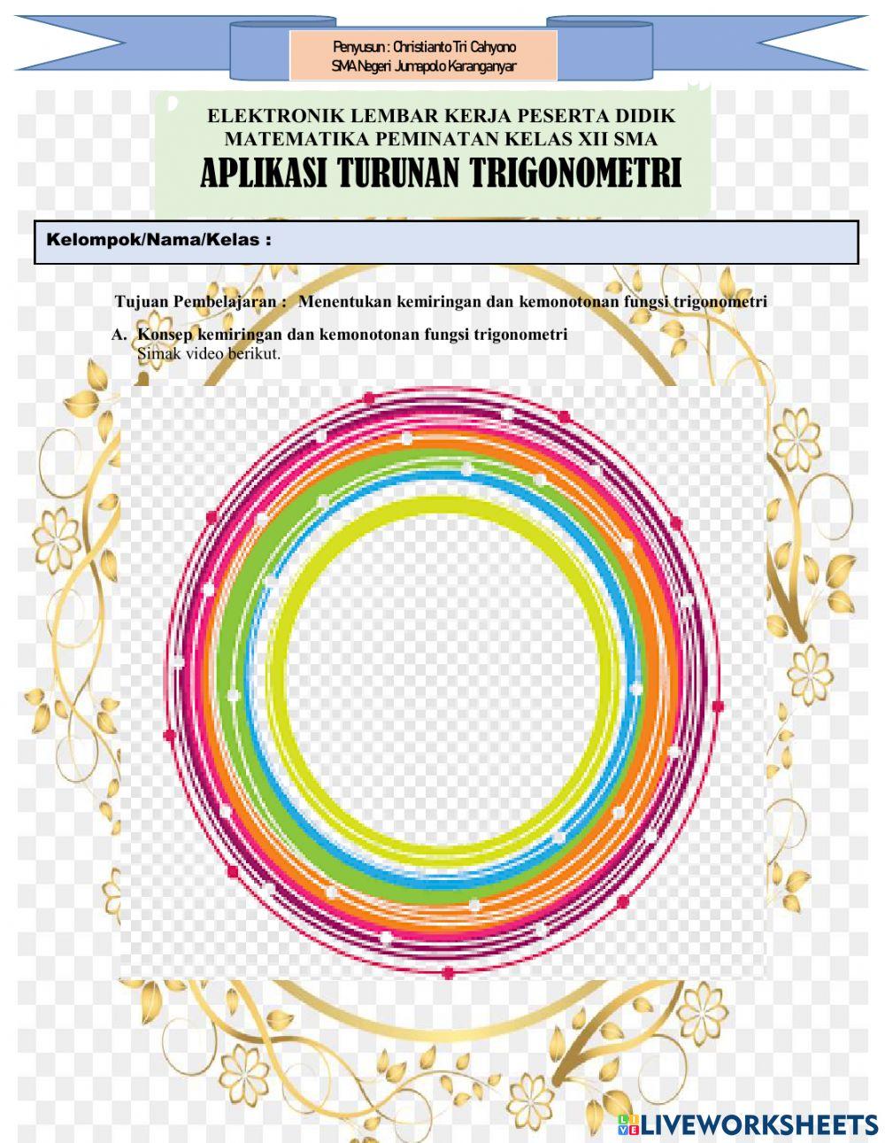 ELKPD Turunan Fungsi Trigonometri
