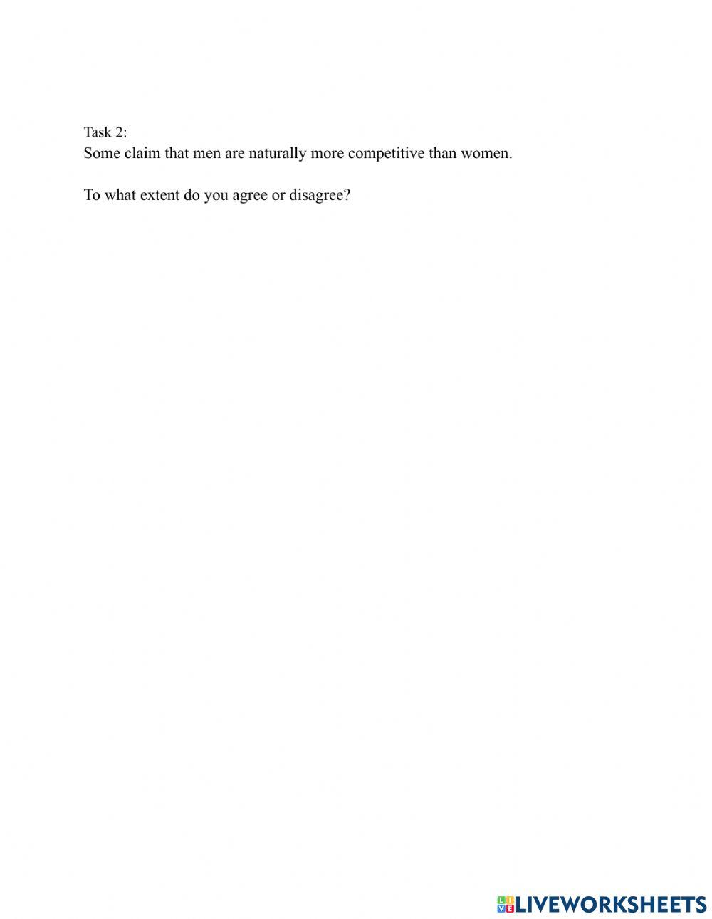 IELTS Writing Task 1 +2