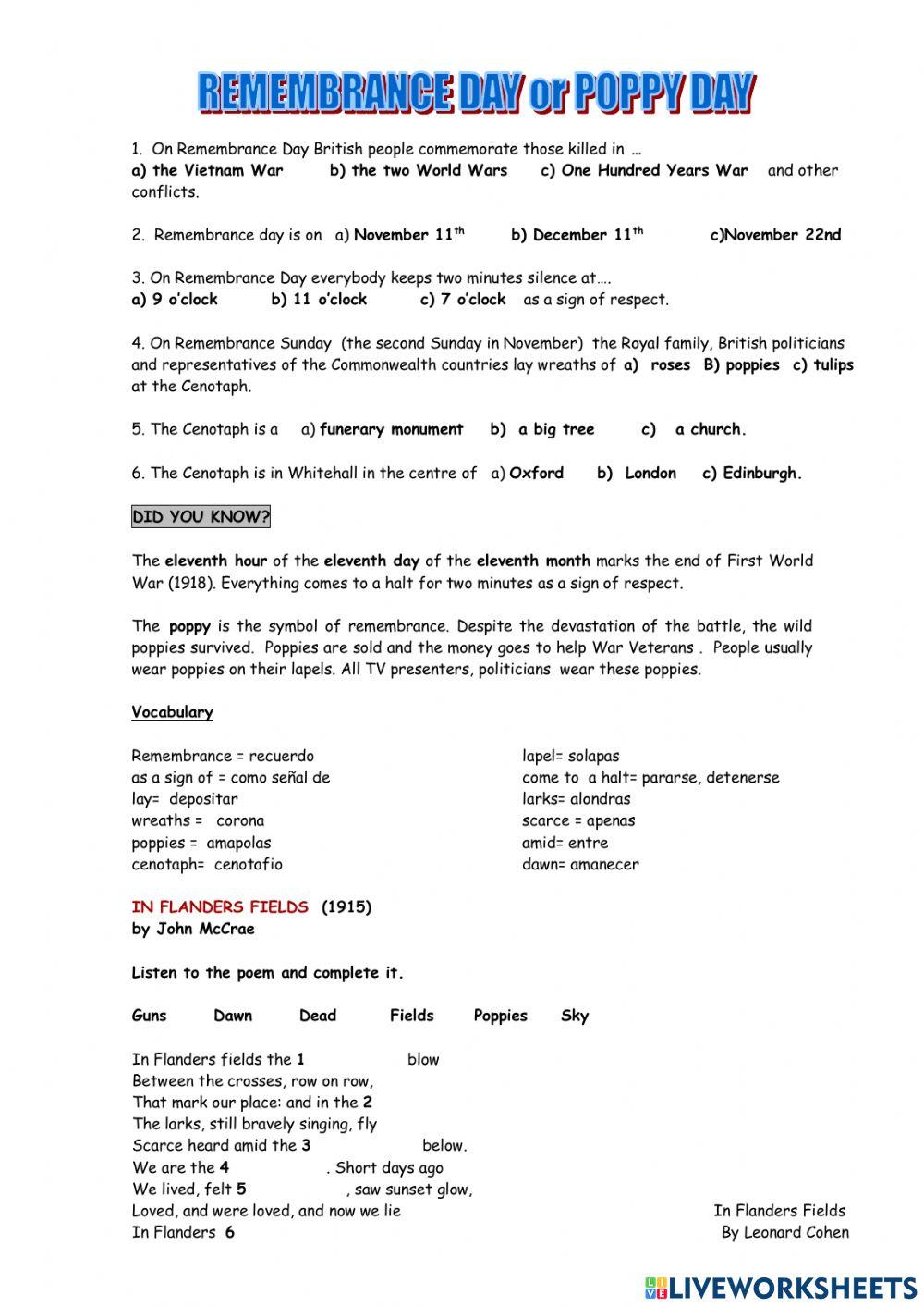 Remembrance Day