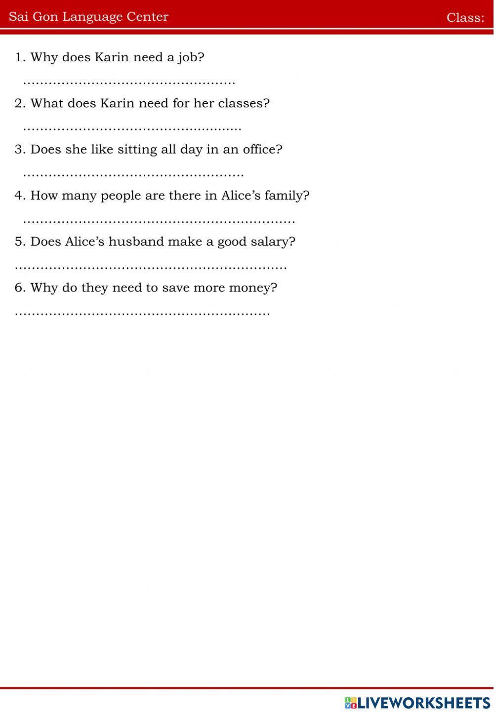 Read and answer the questions