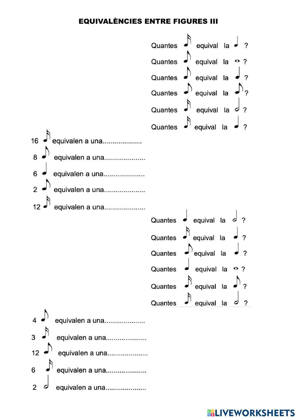 Equivalències Rítmiques III