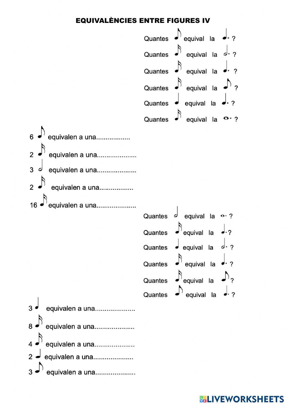 Equivalències Rítmiques IV