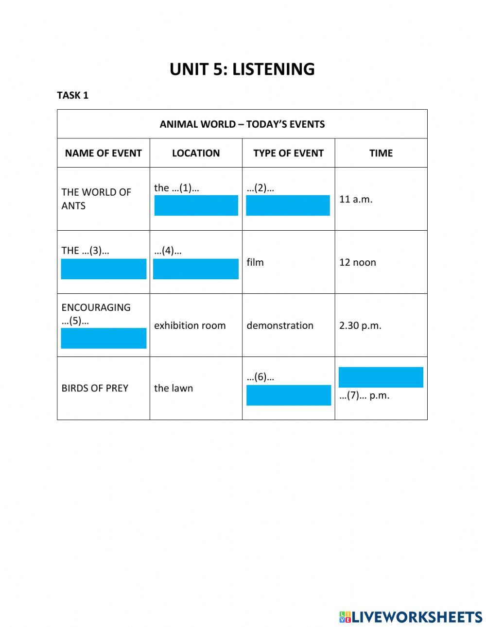 Complete 4-5-unit 5-listening