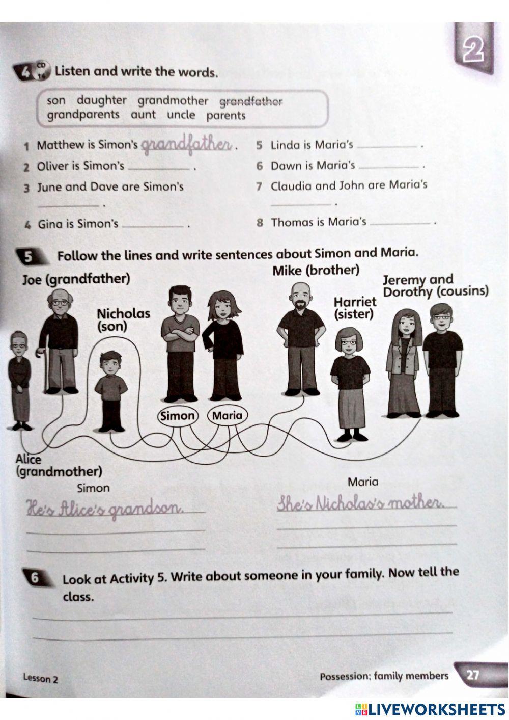 Family and Birthdays