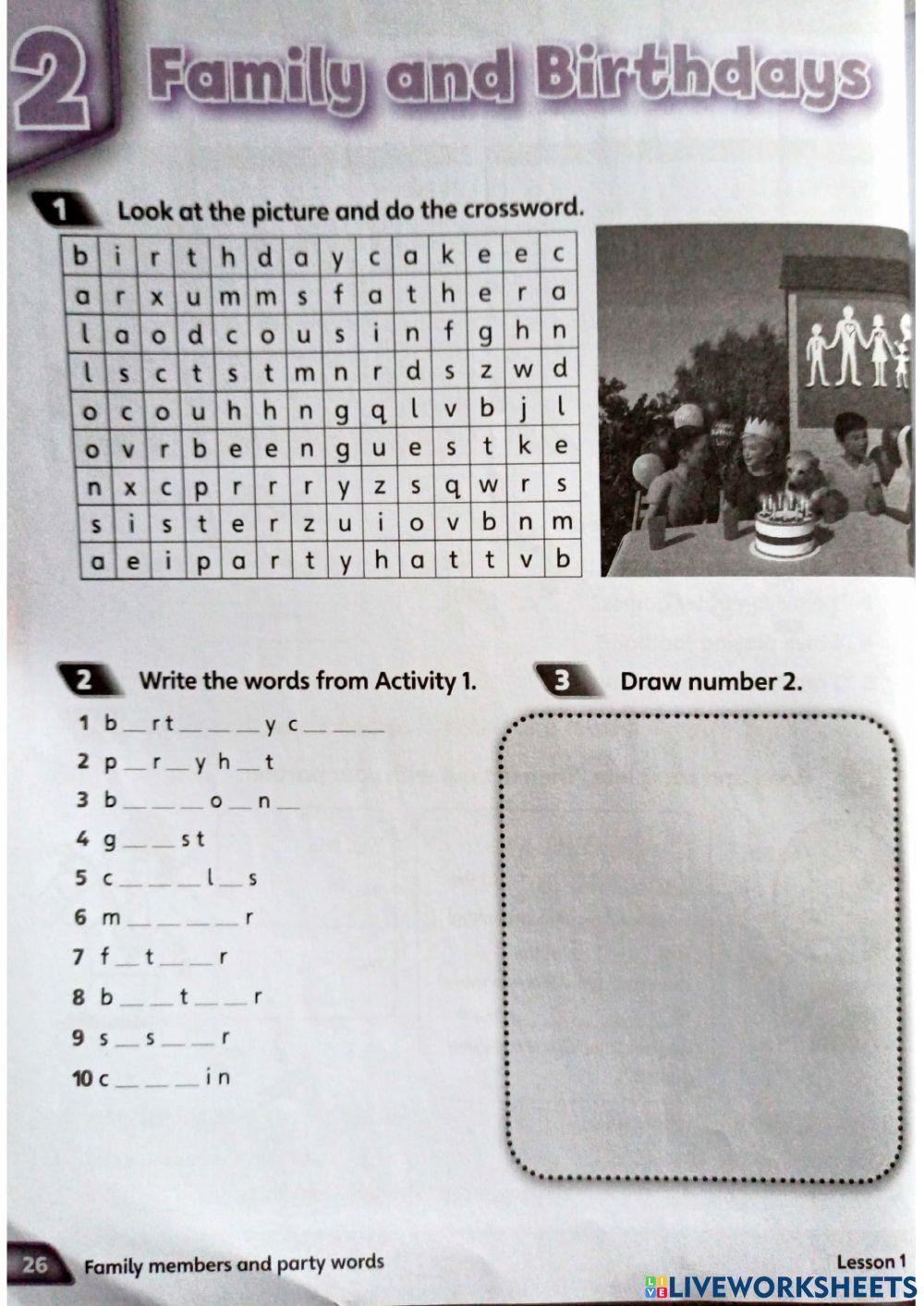 Family and Birthdays