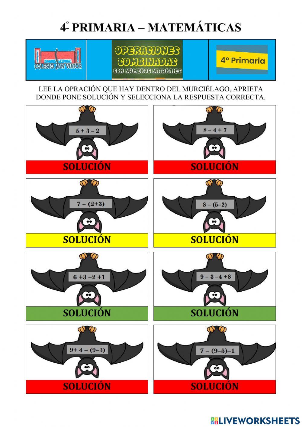 Operaciones combinadas