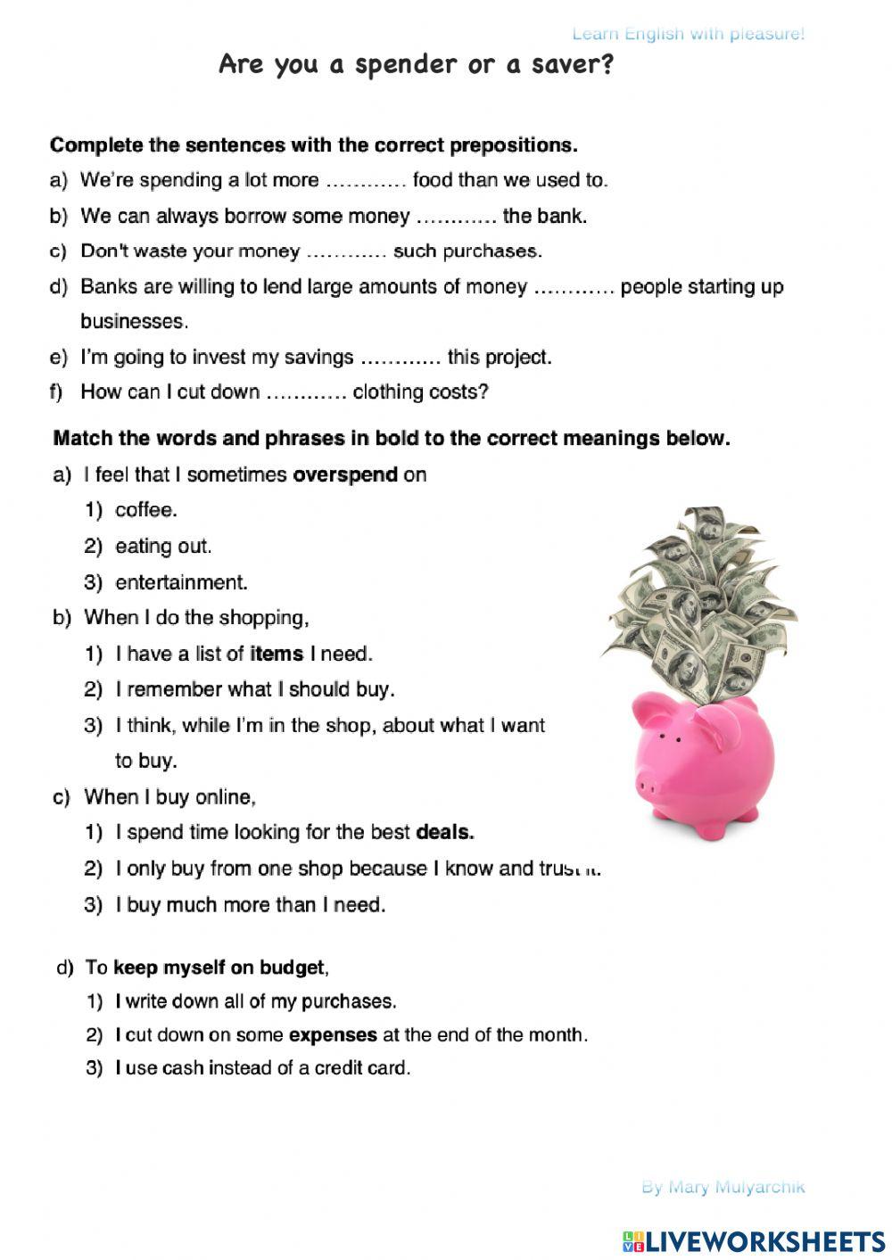 Are you a spender or saver?