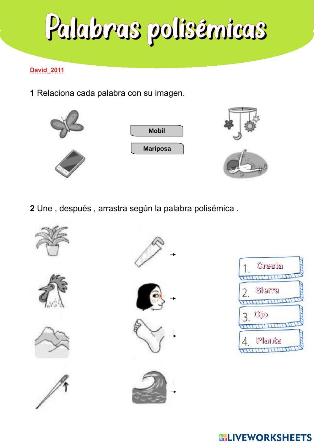 Palabras polisémicas