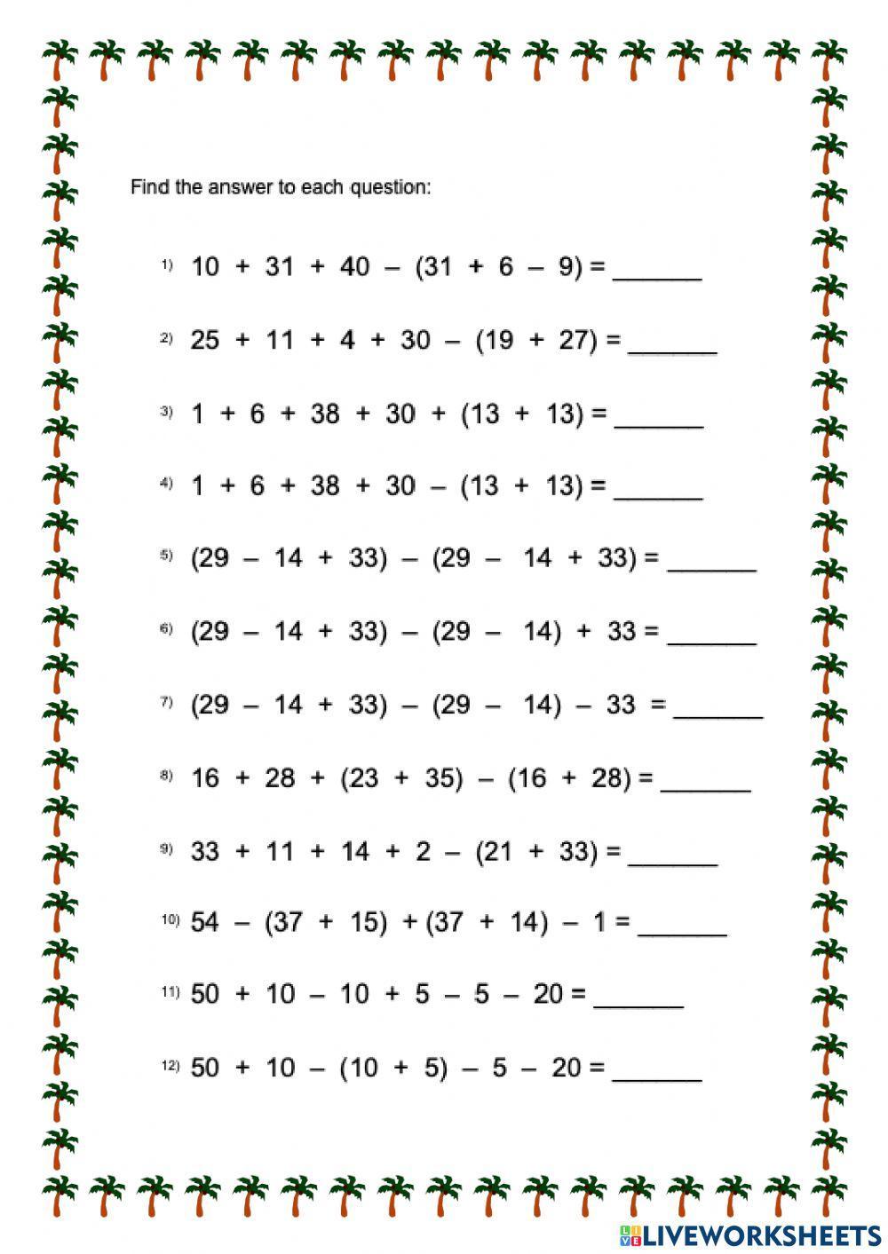 Year 5 Mathematics - Monday 8th November