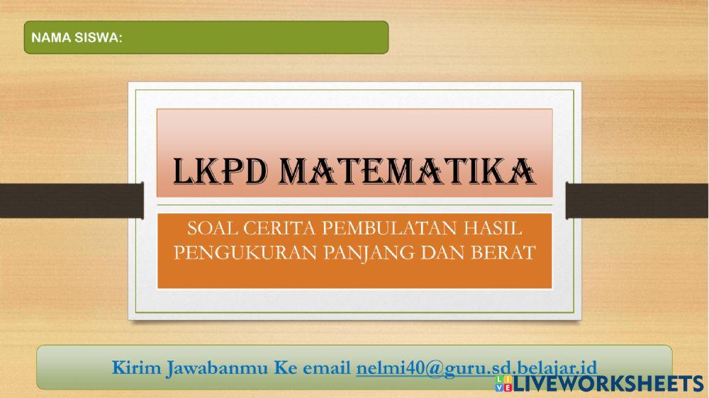 Matematika pembulatan  hasil pengukuran