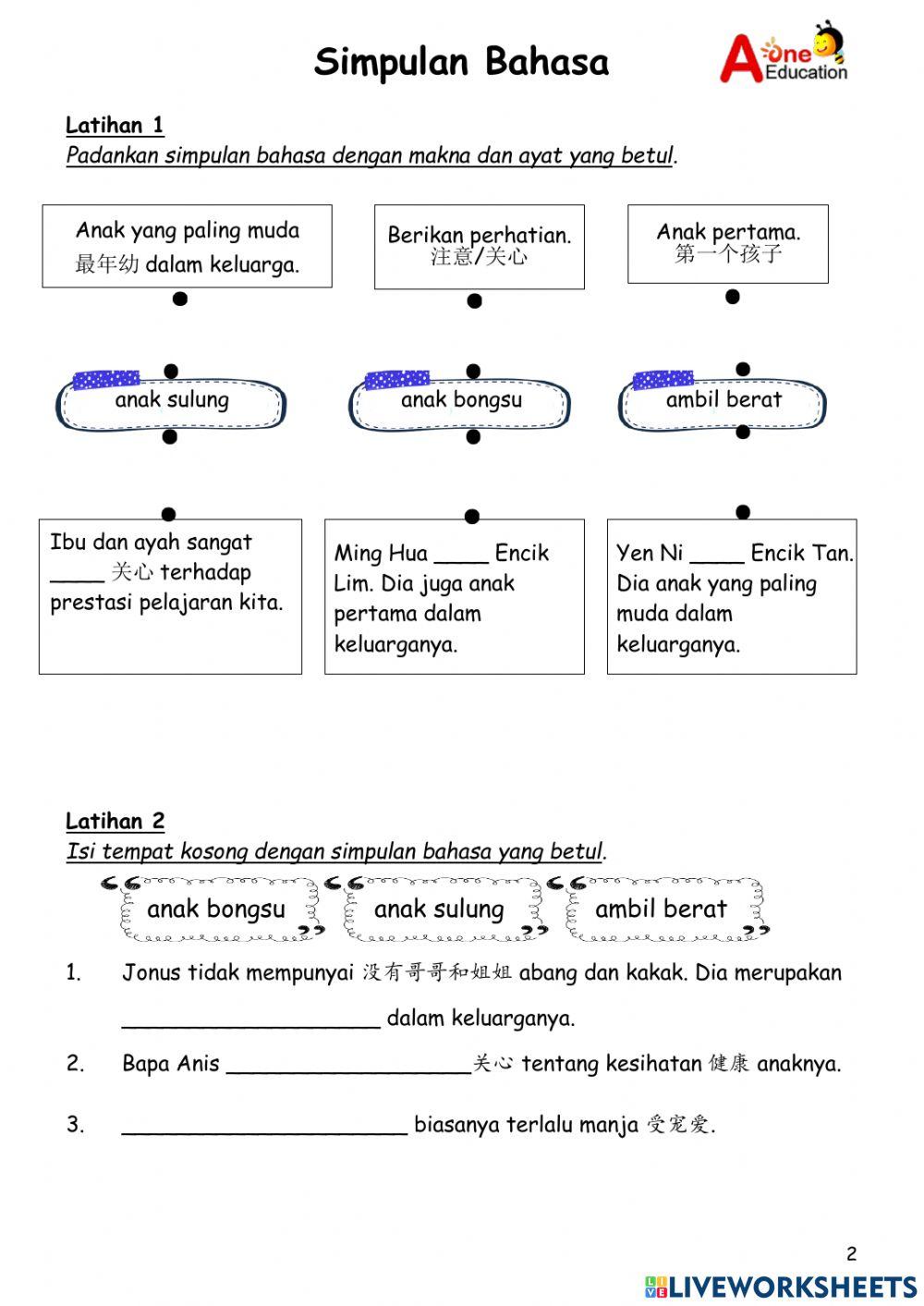 Simpulan Bahasa