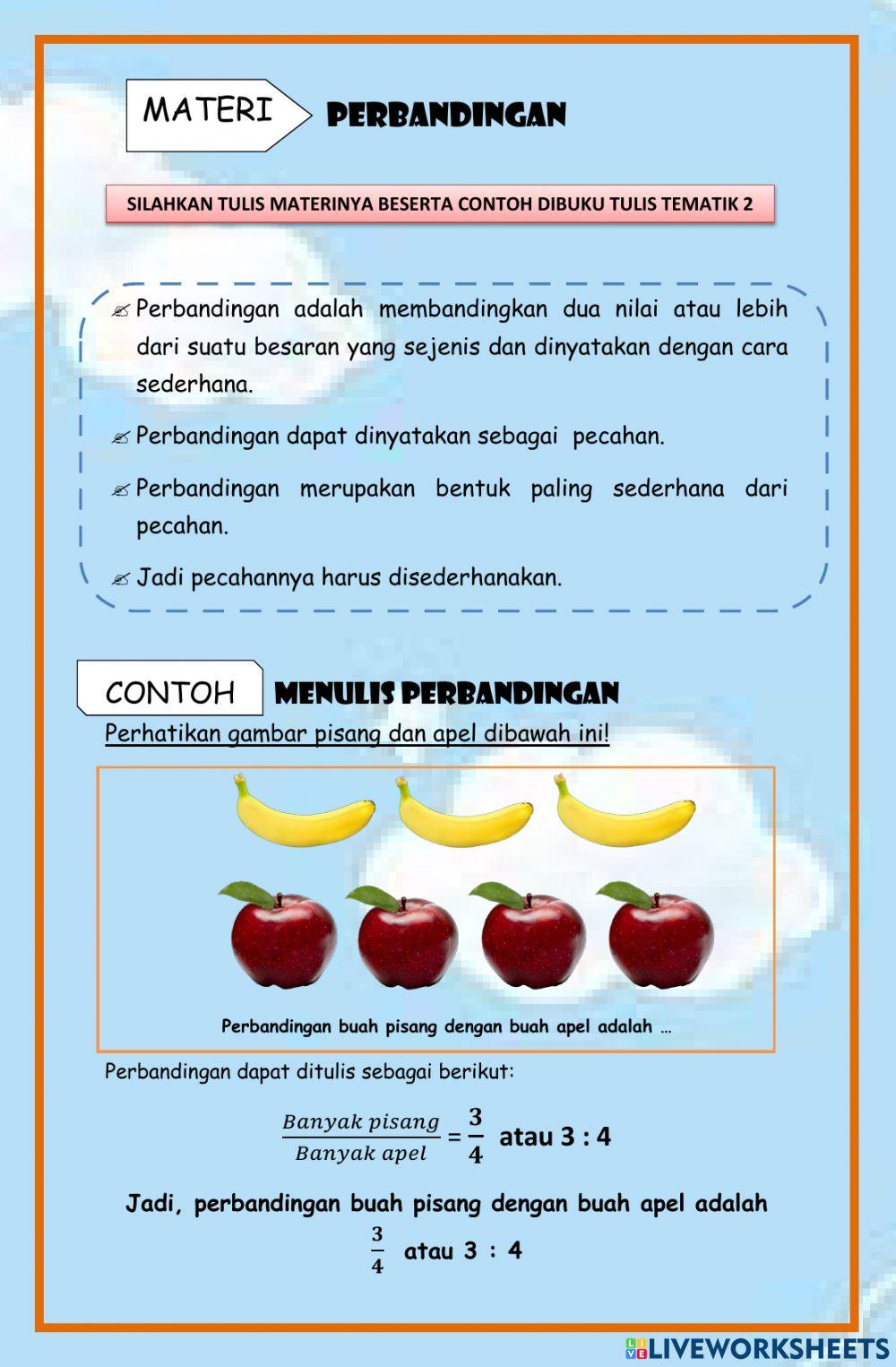 Lkpd interaktif matematika perbandingan