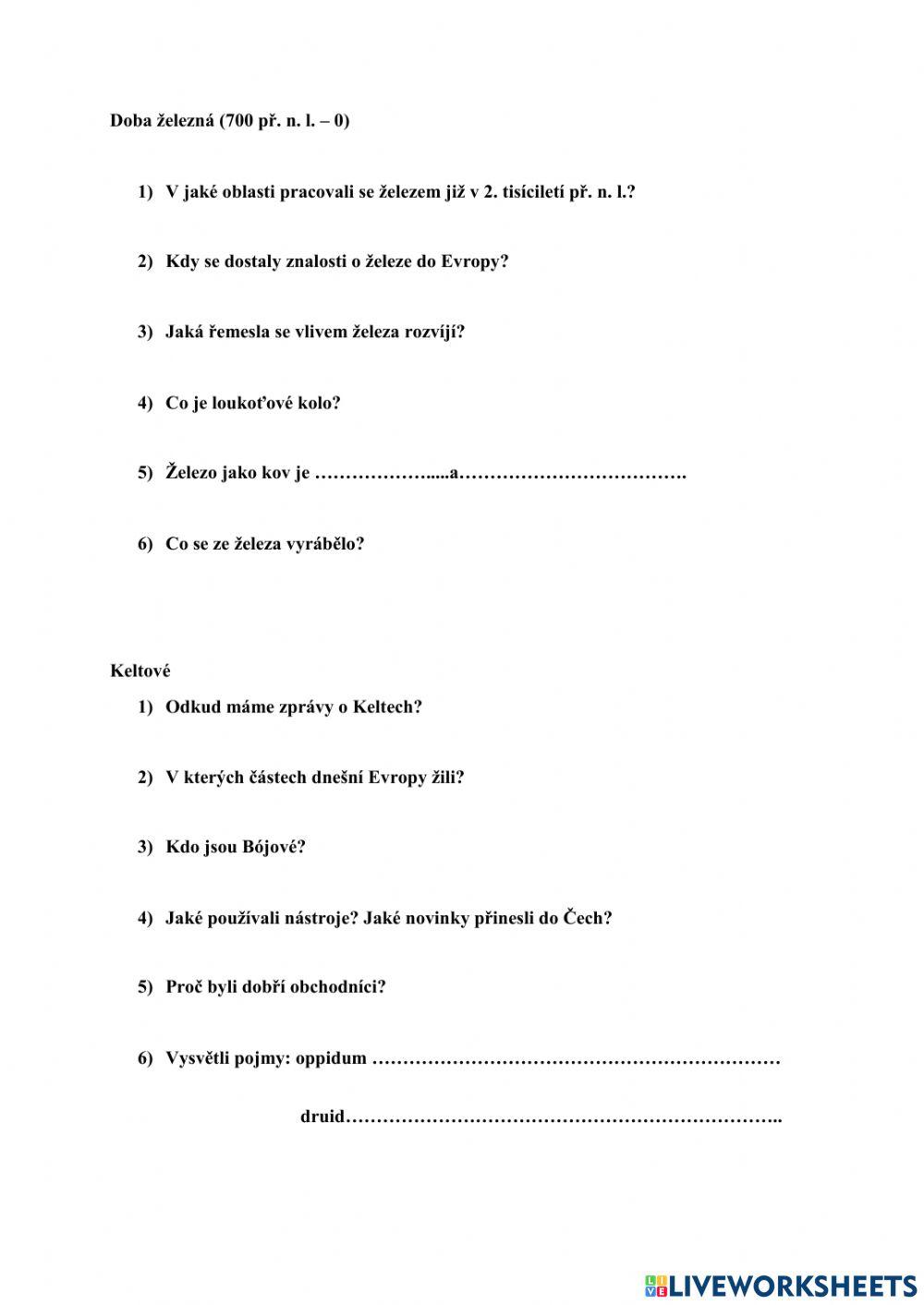 Doba železná, Keltové, Germáni