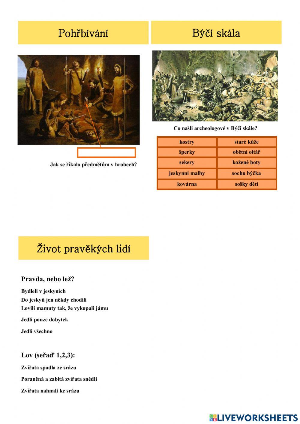 Pravěk - velké opakování