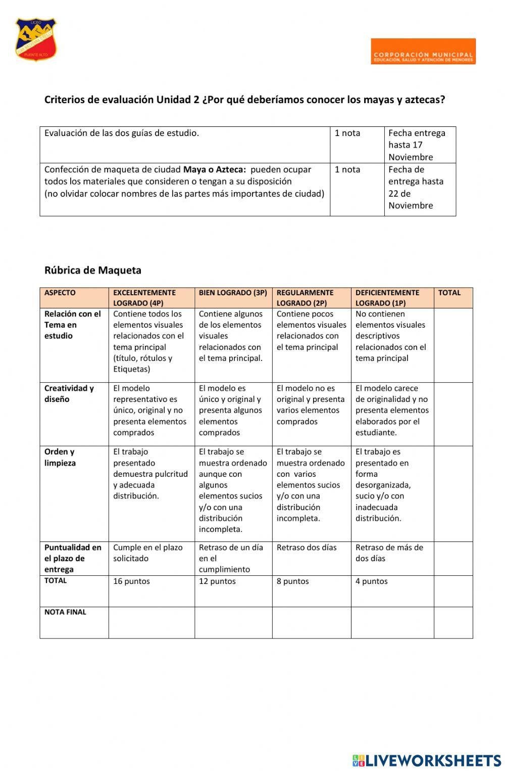Guías de historia y geografía