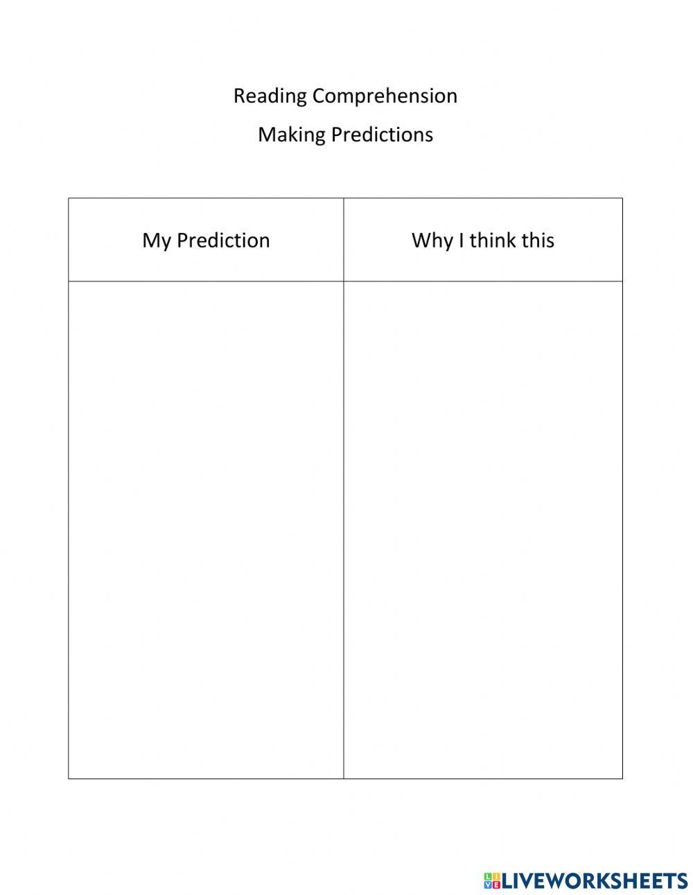predictions-graphic-organizer-online-exercise-for-live-worksheets