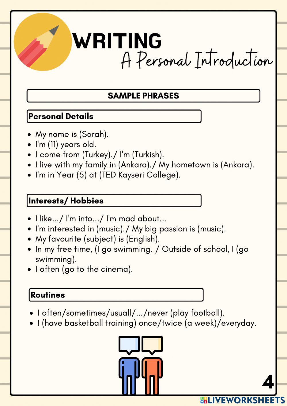 Wider World Unit 1 -  Reading - Writing