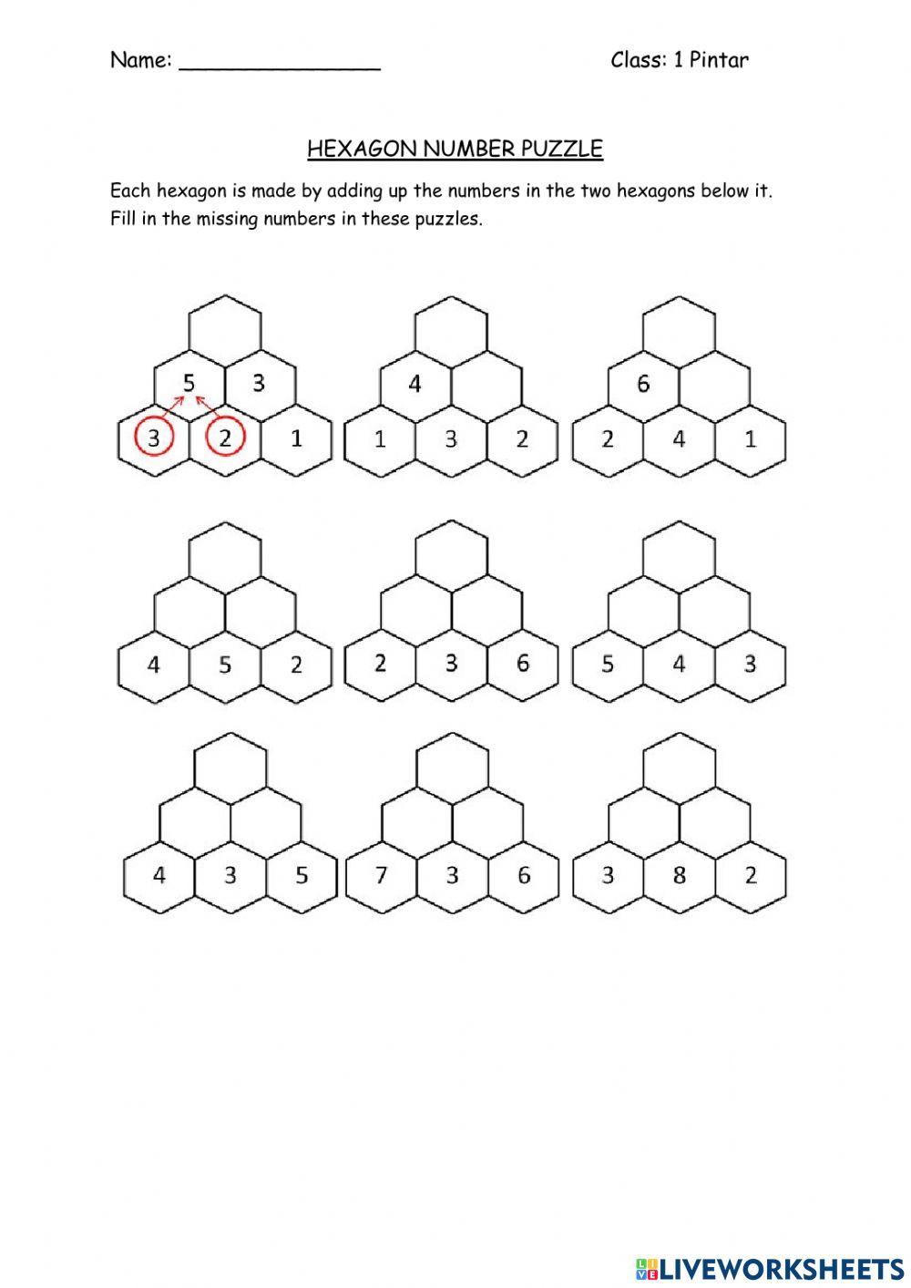 6767993 | Hexagon Number Puzzle | Darius143